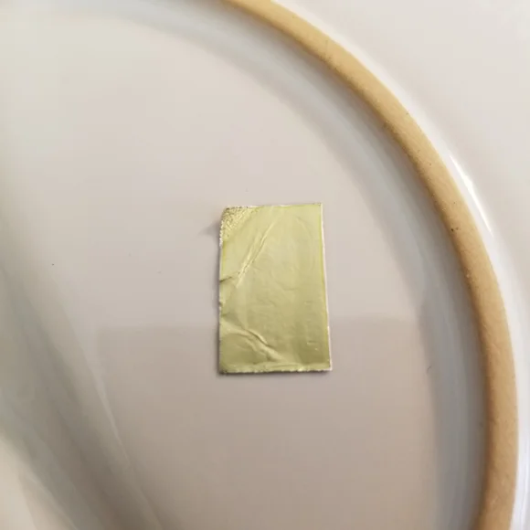 RARE Vintage Divided Fondue Plates with bonus forks - Picture 5 of 6